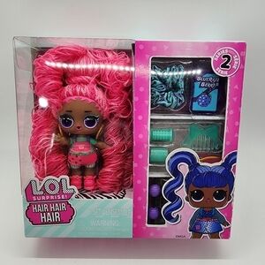 NIB LOL Surprise series 2 HAIR HAIR HAIR Supa Fly fashion color change doll set